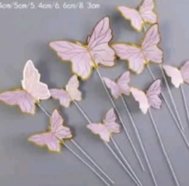 Artificial Butterflies for decorating cakes