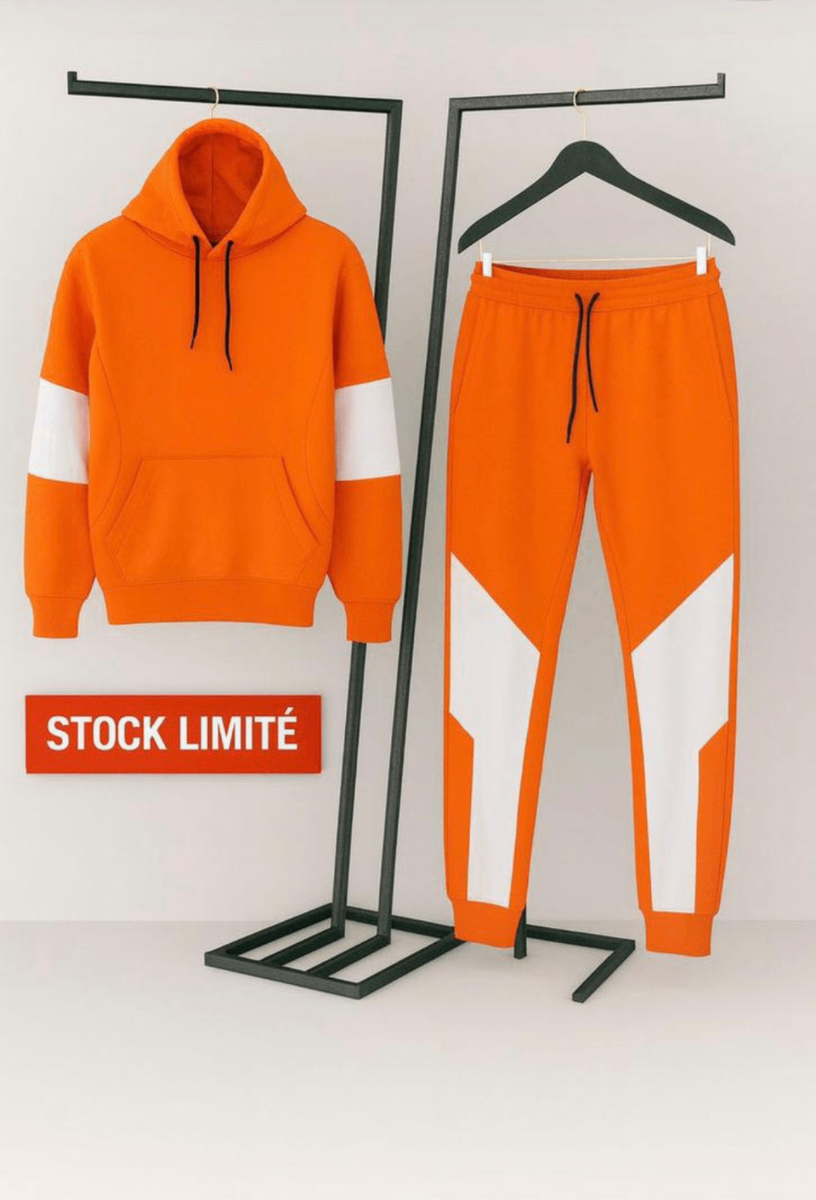 Survêtement Orange Tendance