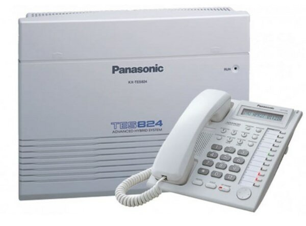 Panasonic Téléphone Fixe Hybride - Autocom  + Standard - - Blanc