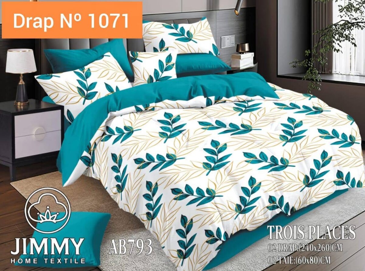 Parure de Lit Luxe 3 Pièces