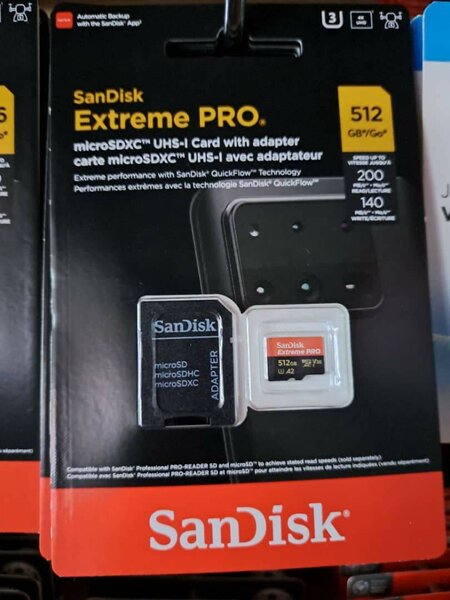 Carte microSDXC SanDisk 512 Go