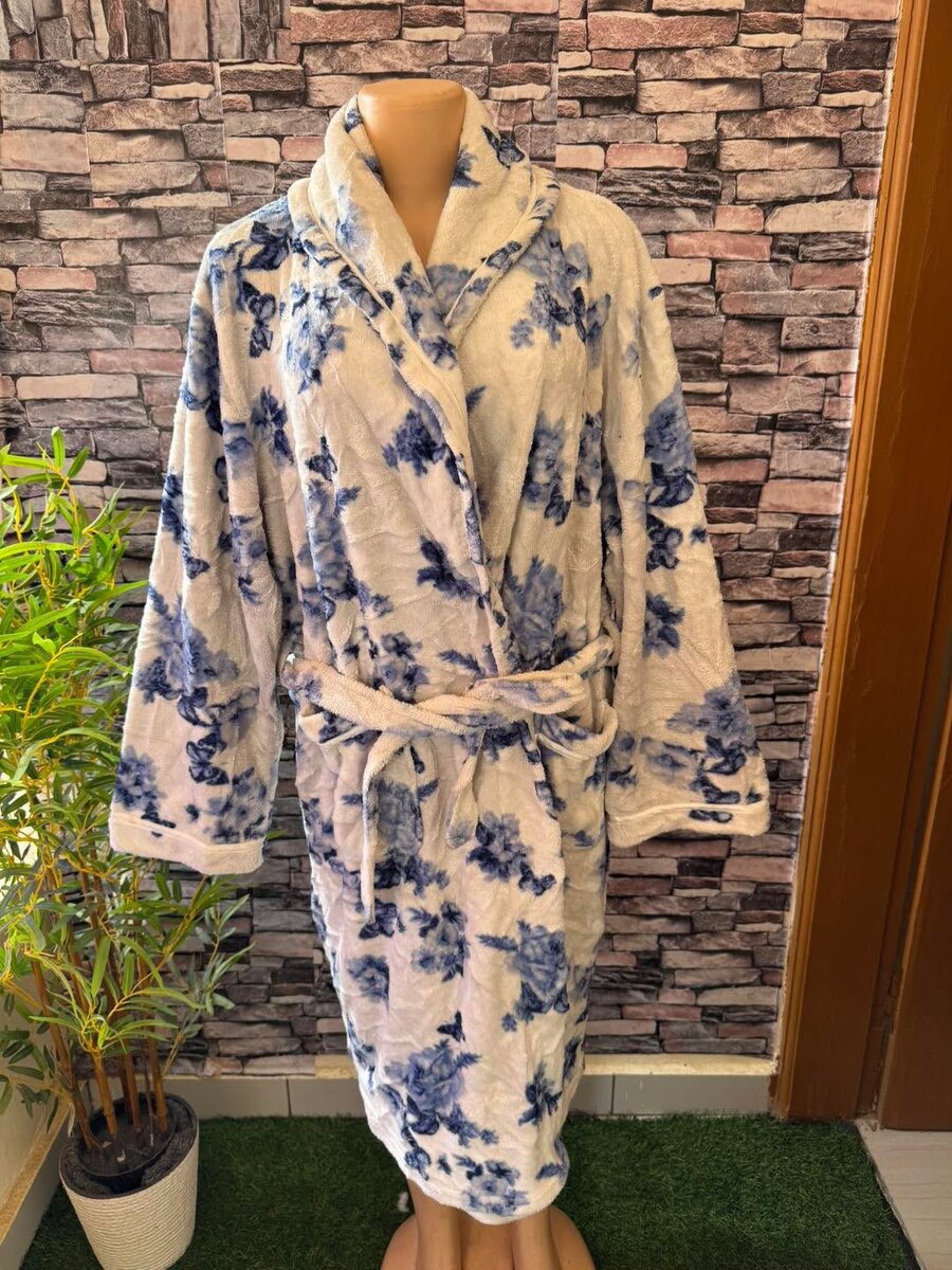 Peignoir Doux avec Capuche