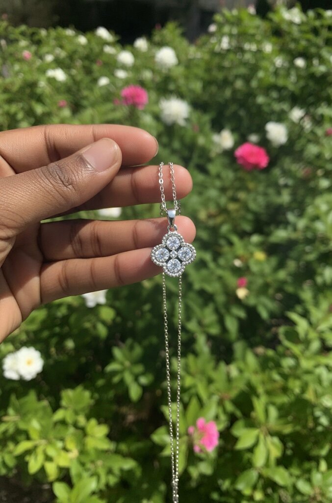 Collier en argent élégant