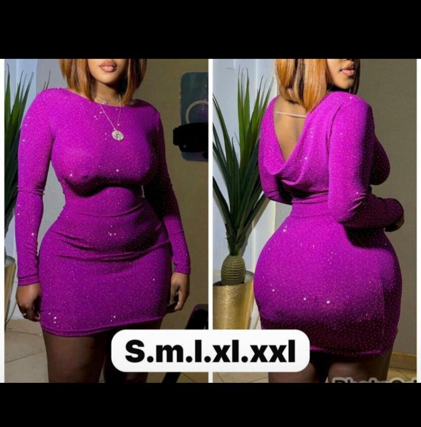 Robe brillante soirée élégante