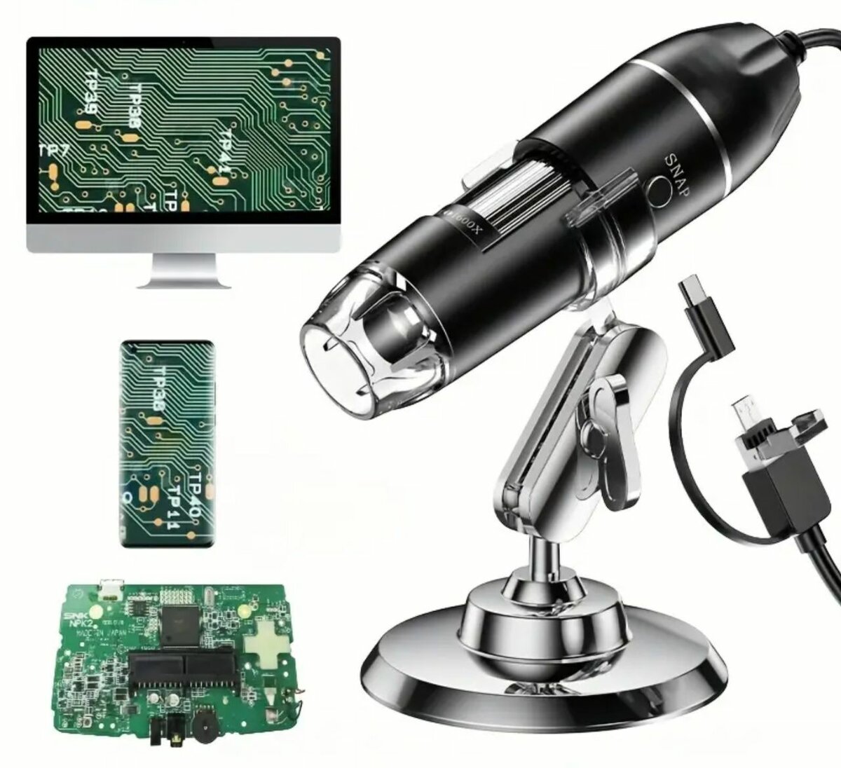 Microscope Numérique Haute Définition 1600X