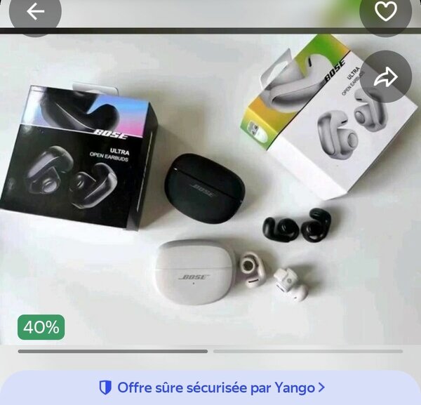 Écouteurs sans fil Bose Ultra