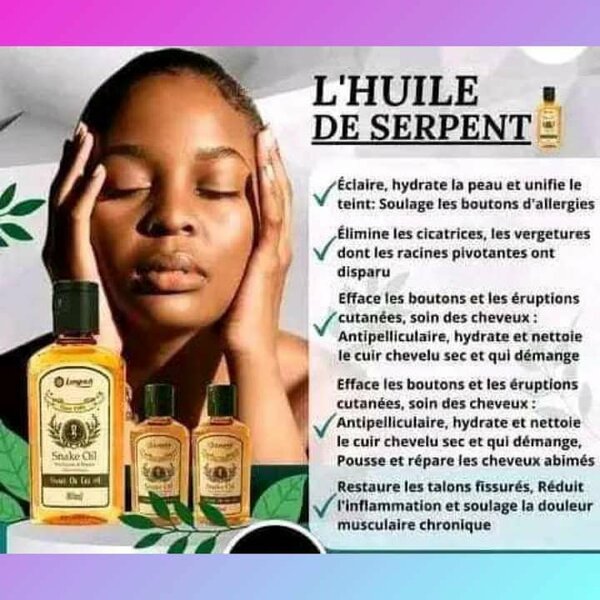 Huile de Serpent Longrich120ml