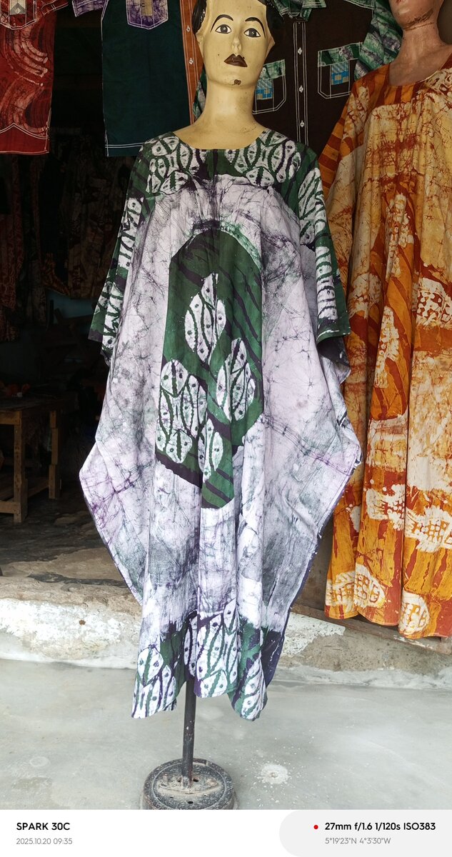 Robe fluide imprimée ethnique
