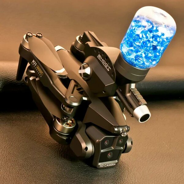 Drone avec flux optique, triple caméra, moteur sans balais,