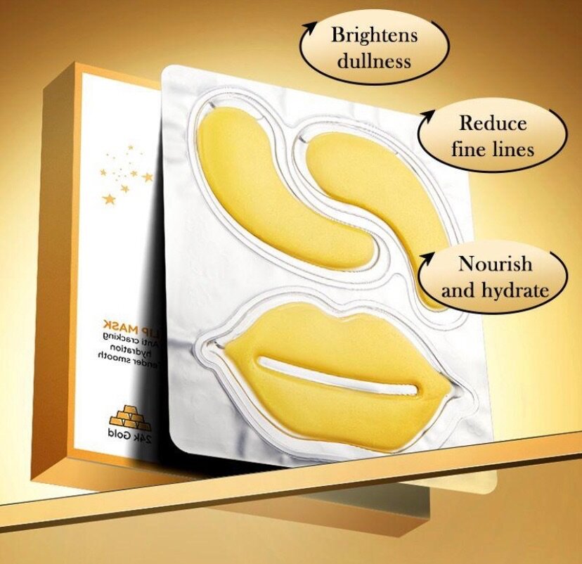 Eye mask and lip mask