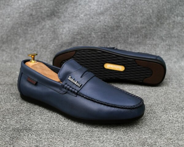 Mocassins en cuir