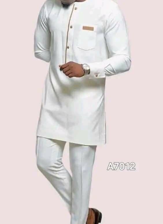Ensemble homme  blanc