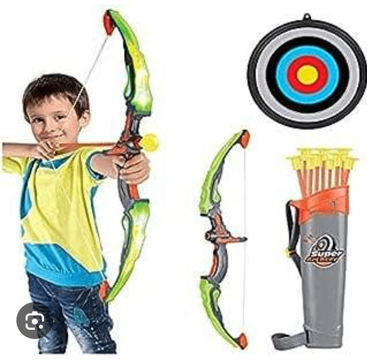 Arc jouet avec flèches