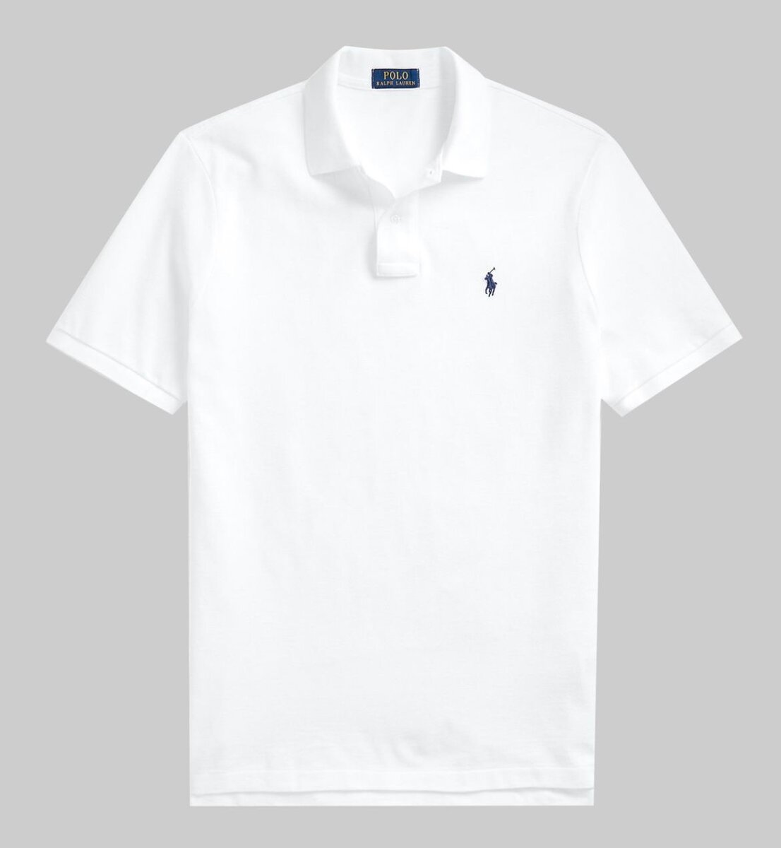 Polo blanc élégant en maille
