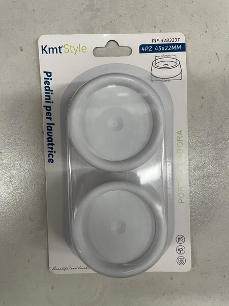 Pieds anti-vibrations pour machine à laver