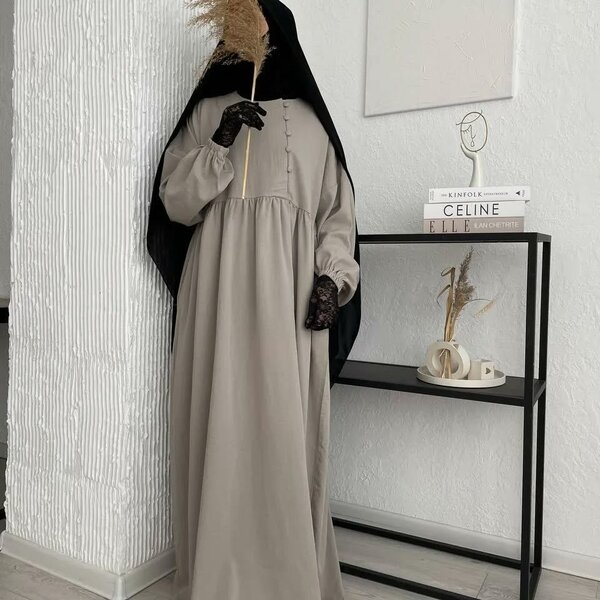 Широкое платье