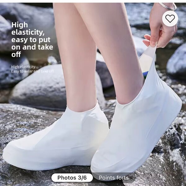 Sur-chaussures étanches élastiques