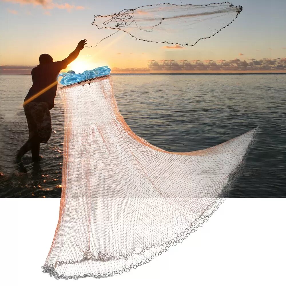 3.6 Meters Fishing Cast Net. Tilapia And Cat Fish