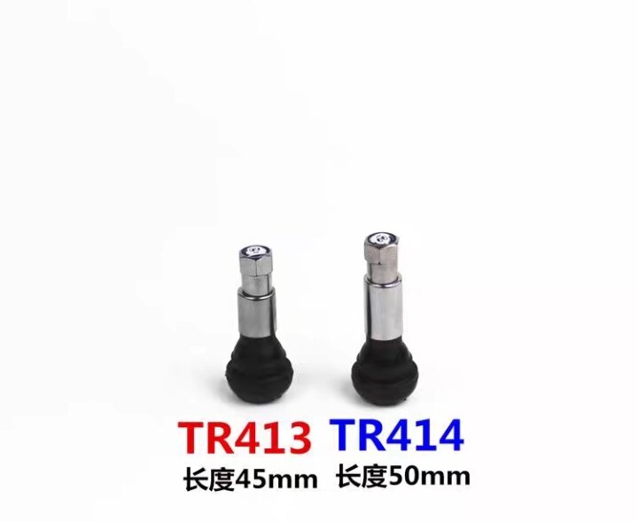 Valves TR413 TR414 en caoutchouc