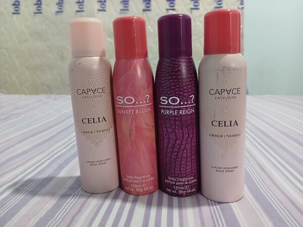 Lot de Sprays Parfumés Pour le Corps