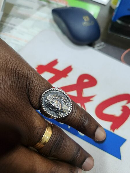 Bague en acier inoxydable homme