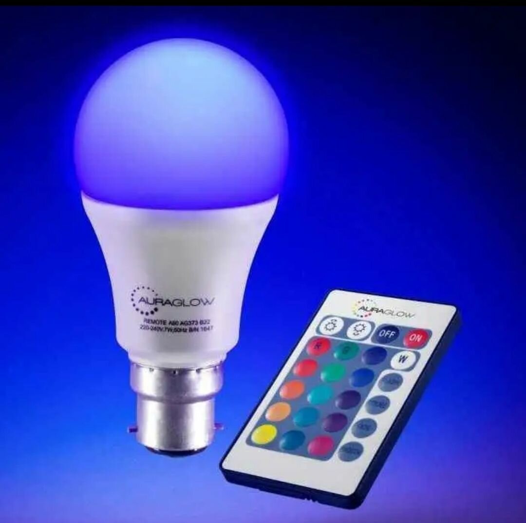 Remote control led colorful bulb