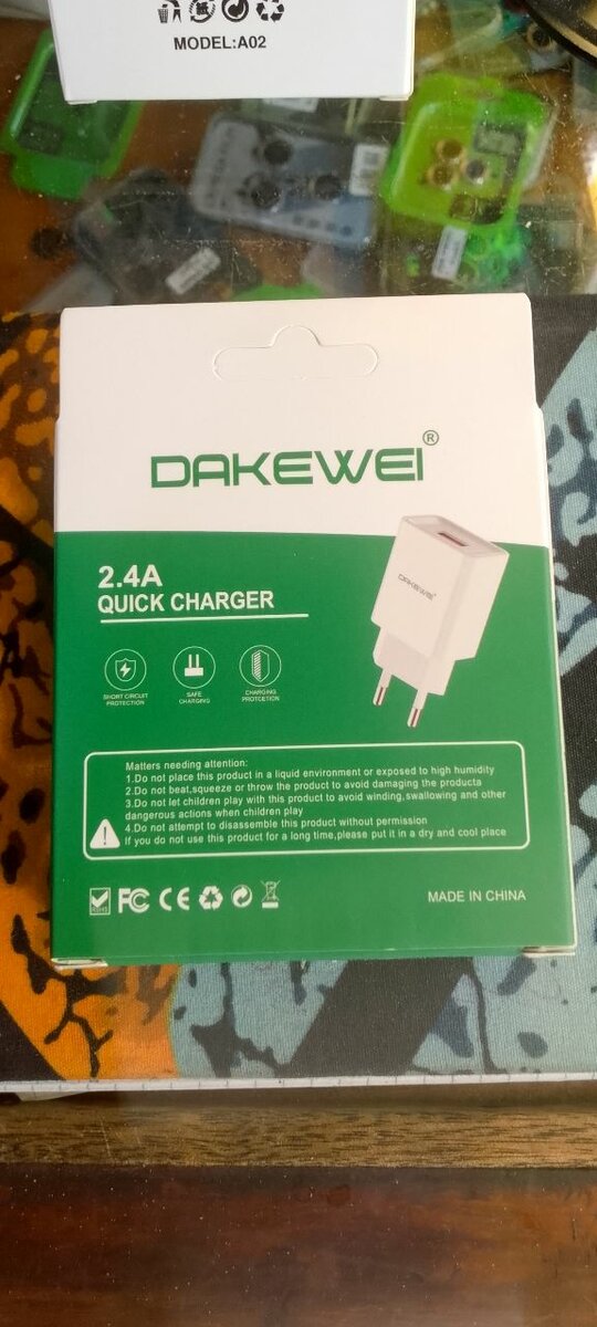 Chargeur rapide Dakewei 2.4A