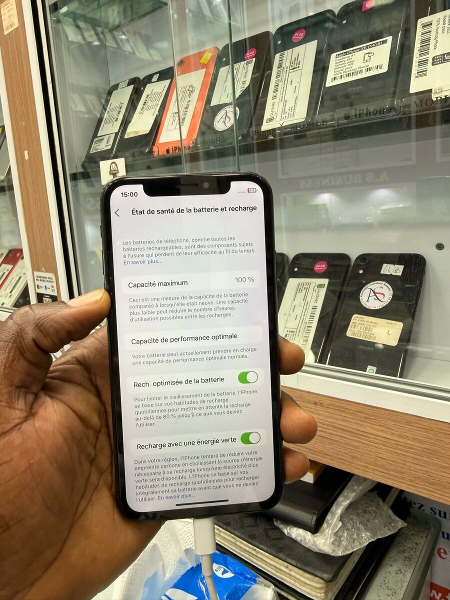 iPhone X Noir Débloqué 64GB