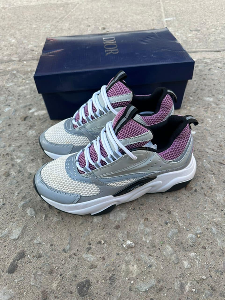 Chaussure blanc violet