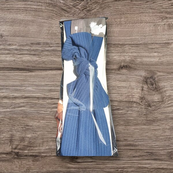 Bandeau de cheveux bleu  coton