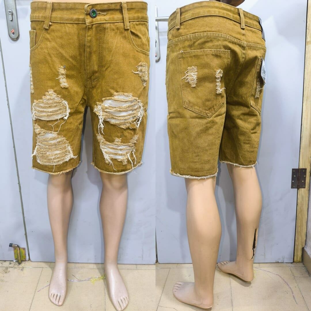 Shorts en jean décontractés homme