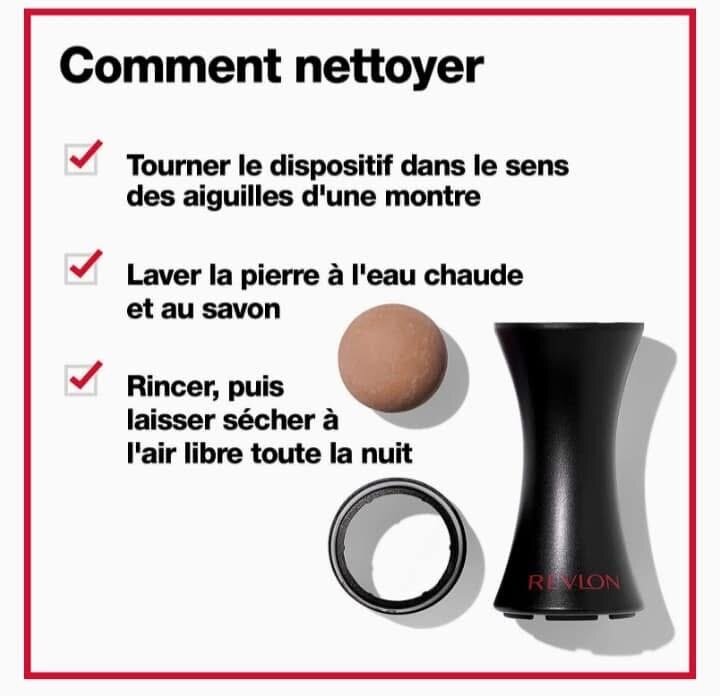 Pierre volcanique matifiante