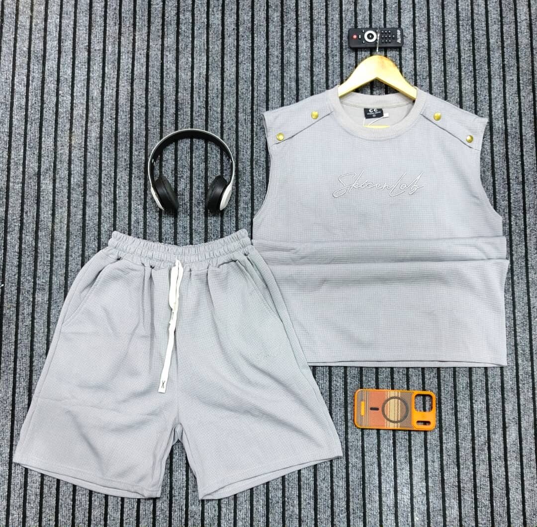 Ensemble Décontracté Homme Gris