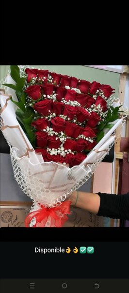 Bouquet de roses rouges