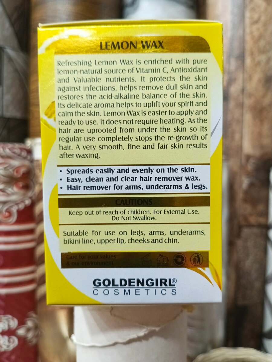 LEMON WAX | SOFT TOUCH | GOLDENGIRL COSMETICS