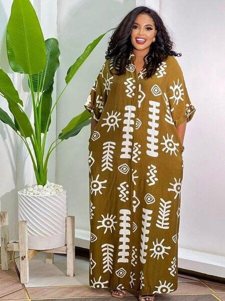 Robe longue ethnique