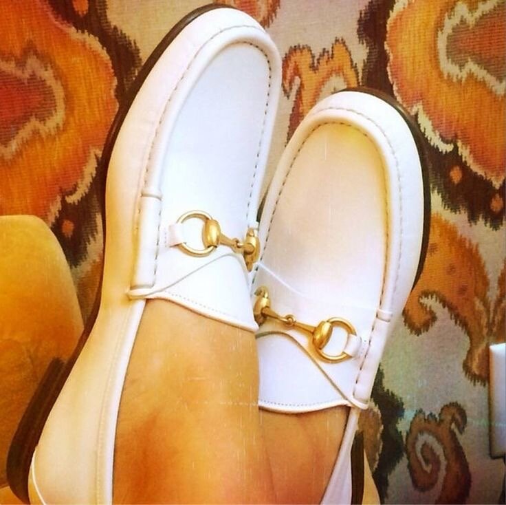 Mocassins Blancs Élégants