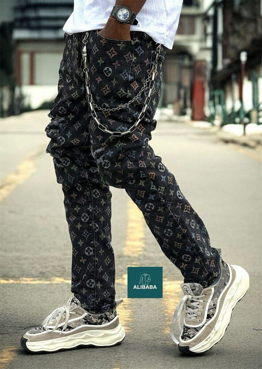 Pantalon streetwear en denim