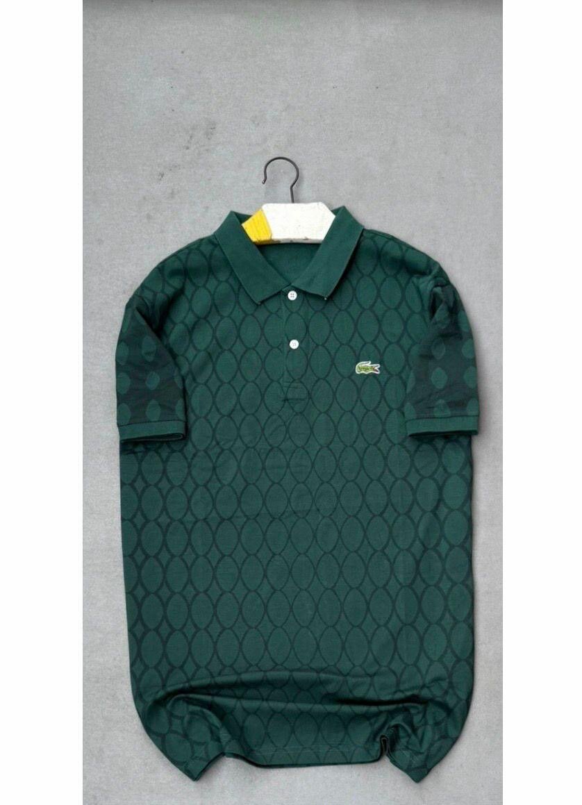 Polo homme motif moderne