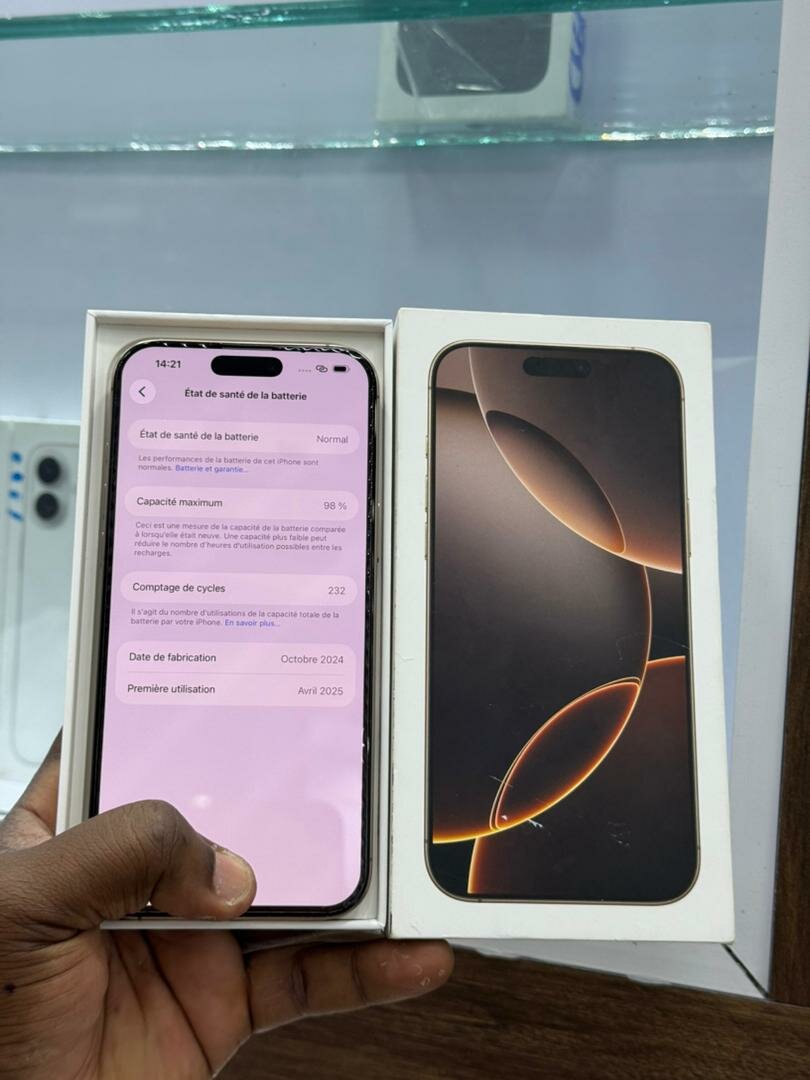 16 pro max disponible 256giga