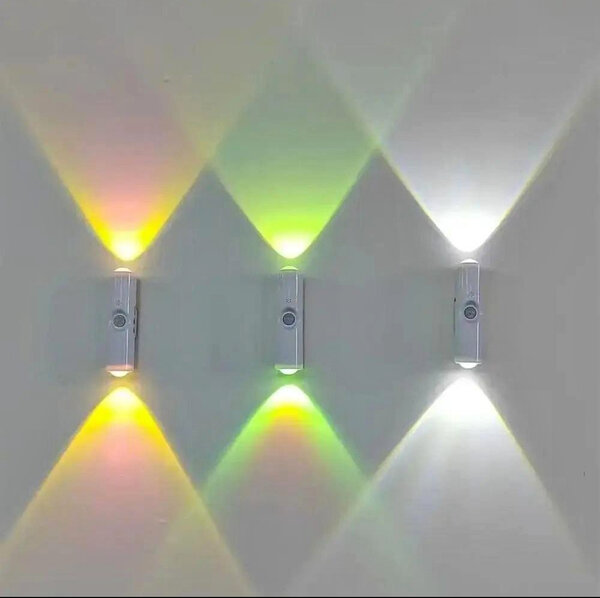 Lampe murale LED sans fil RGB