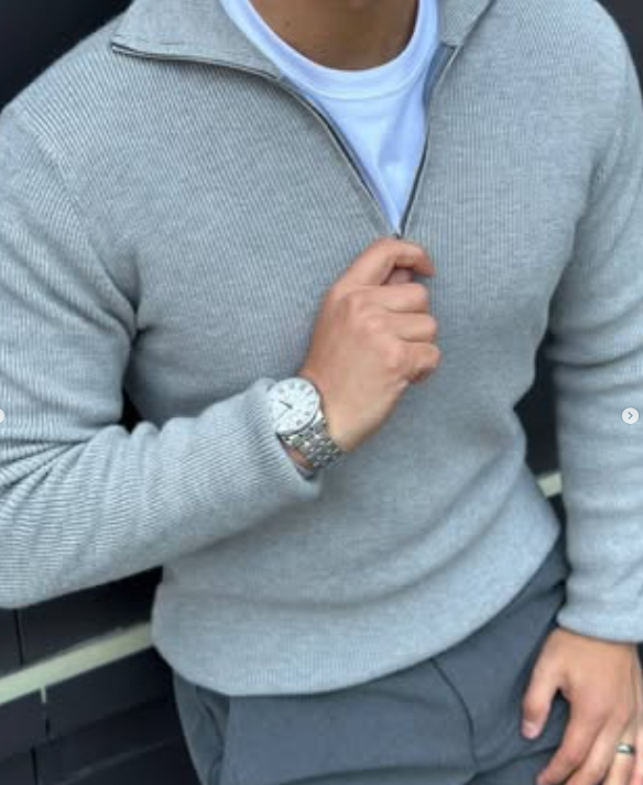 кофта серая мужская