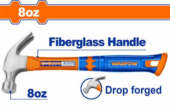 Marteau avec manche en fibre de verre 8oz