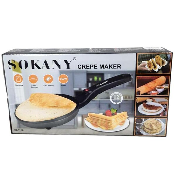 Crêpière Électrique Sokany 650W