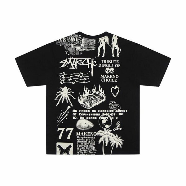 T-shirt streetwear graphique