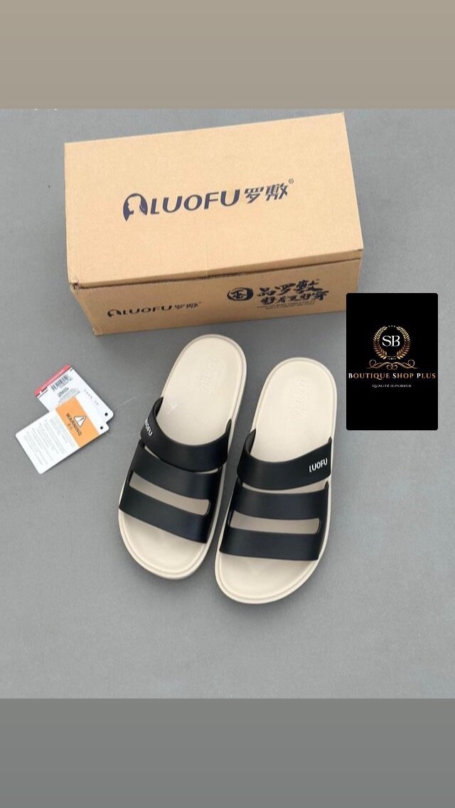 Sandales de lux original 100% en gomme dans carton