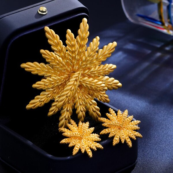 Ladies Jewellery Brooch Set