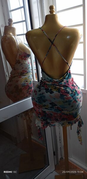 Robe d'été dos nu florale