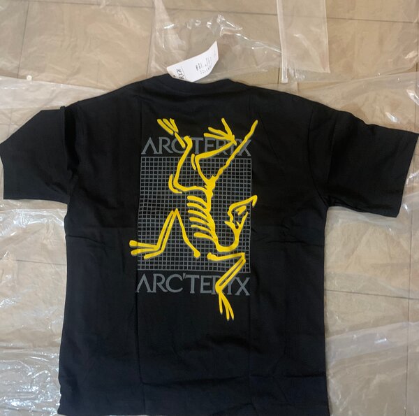 T-shirt noir graphique Arc'teryx