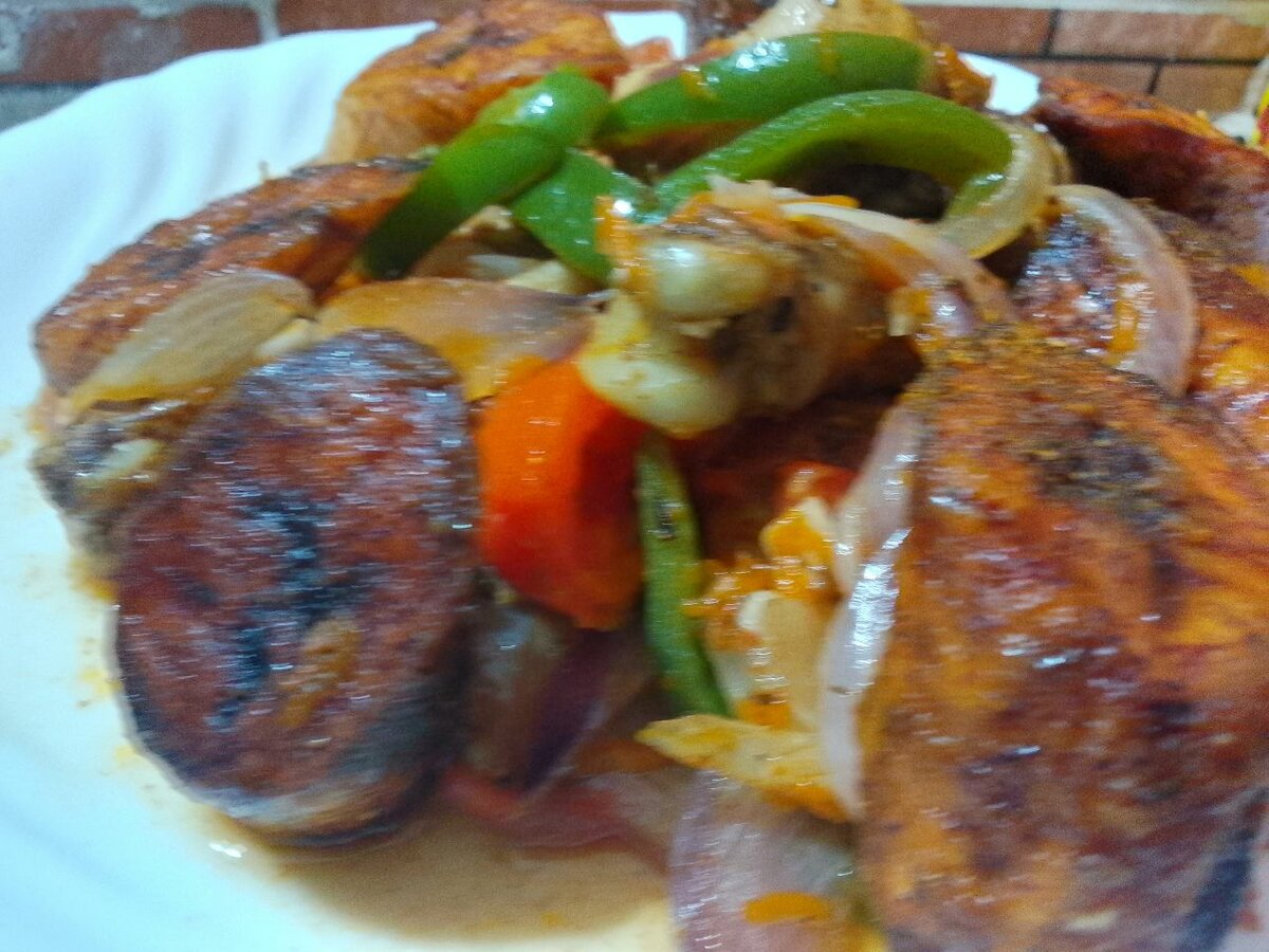 Menu repas exotique savoureux